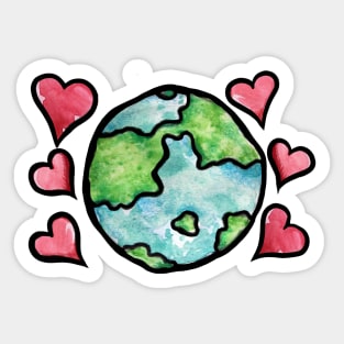 Love Earth Sticker